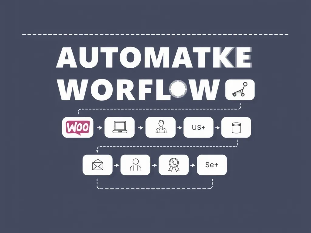 Automated workflow management with AI for e-commerce, professional setup, seamless integration for WooCommerce stores