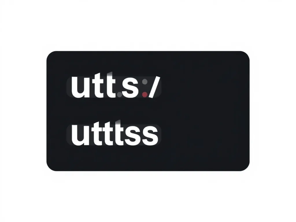 SEO-friendly URL structure shown as a simple, easy-to-navigate web address with clear segments and hierarchy, crisp digital design